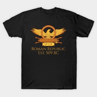 Roman Republic SPQR Classical Roman History City Of Rome T-Shirt